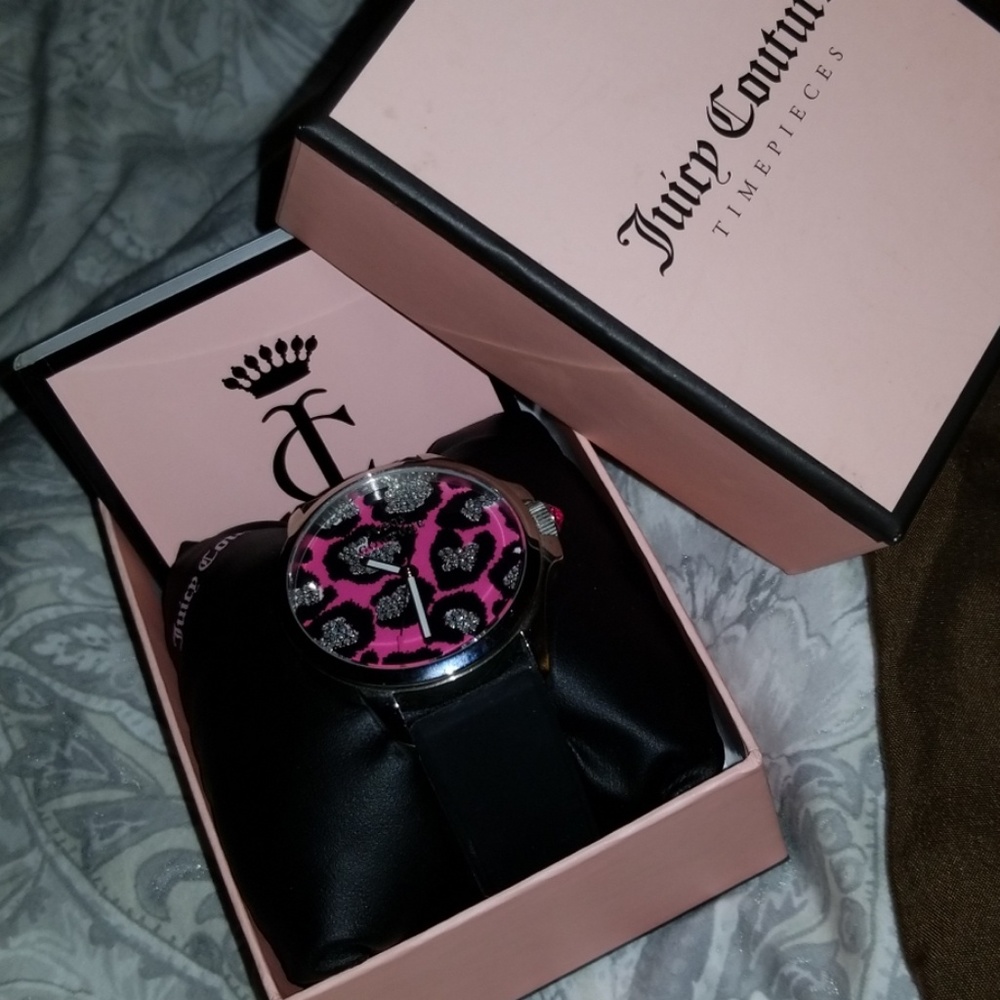 Juicy Couture ladies Jetsetter quartz time piece